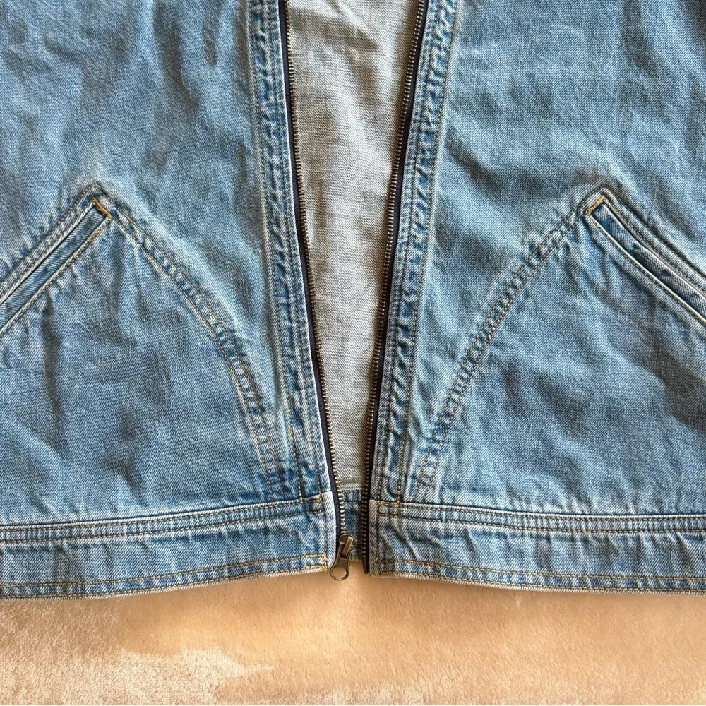 Men’s Sun + Stone Denim Trucker Jacket - Picture 6 of 6